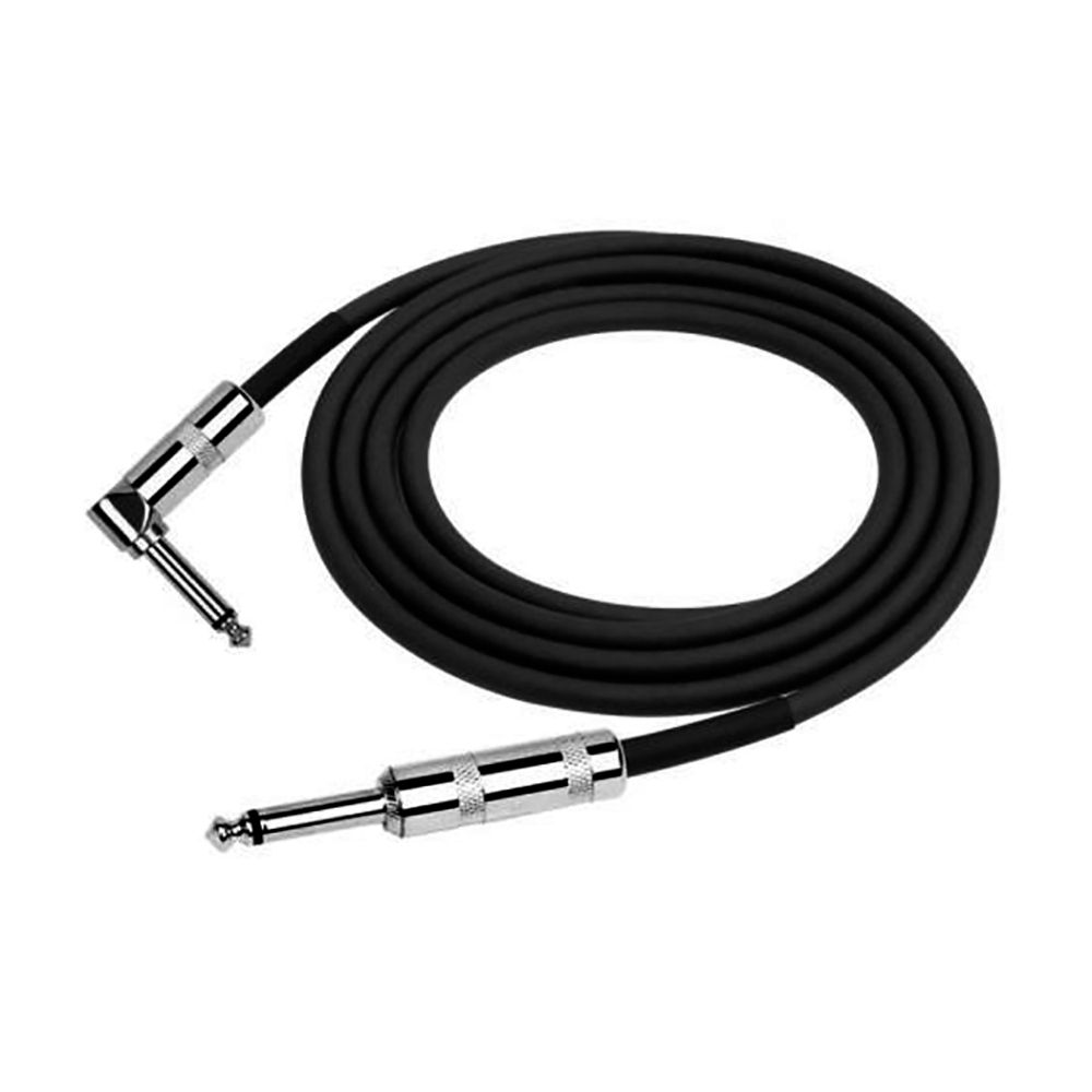 Cable para instrumentos, 3 mts con conector en ángulo