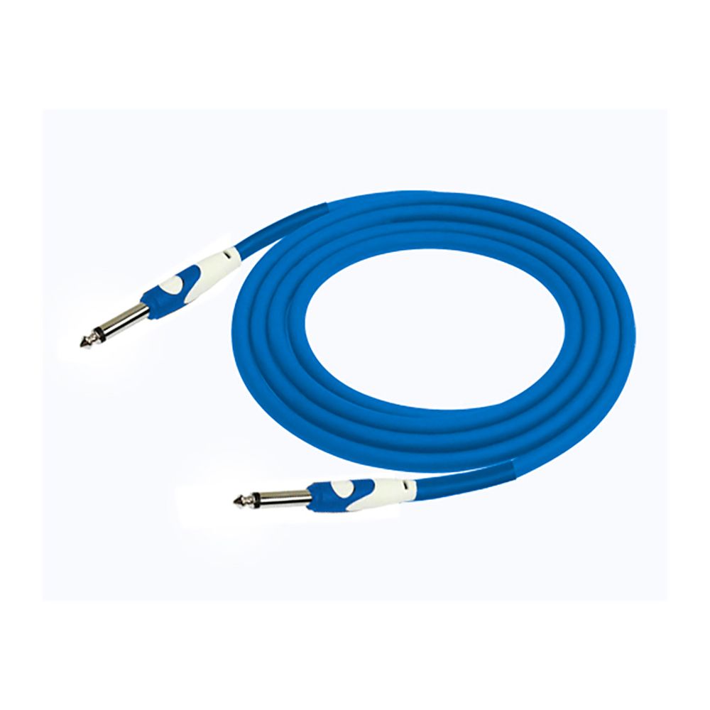 Cable para instrumentos, 3 mts, color azul