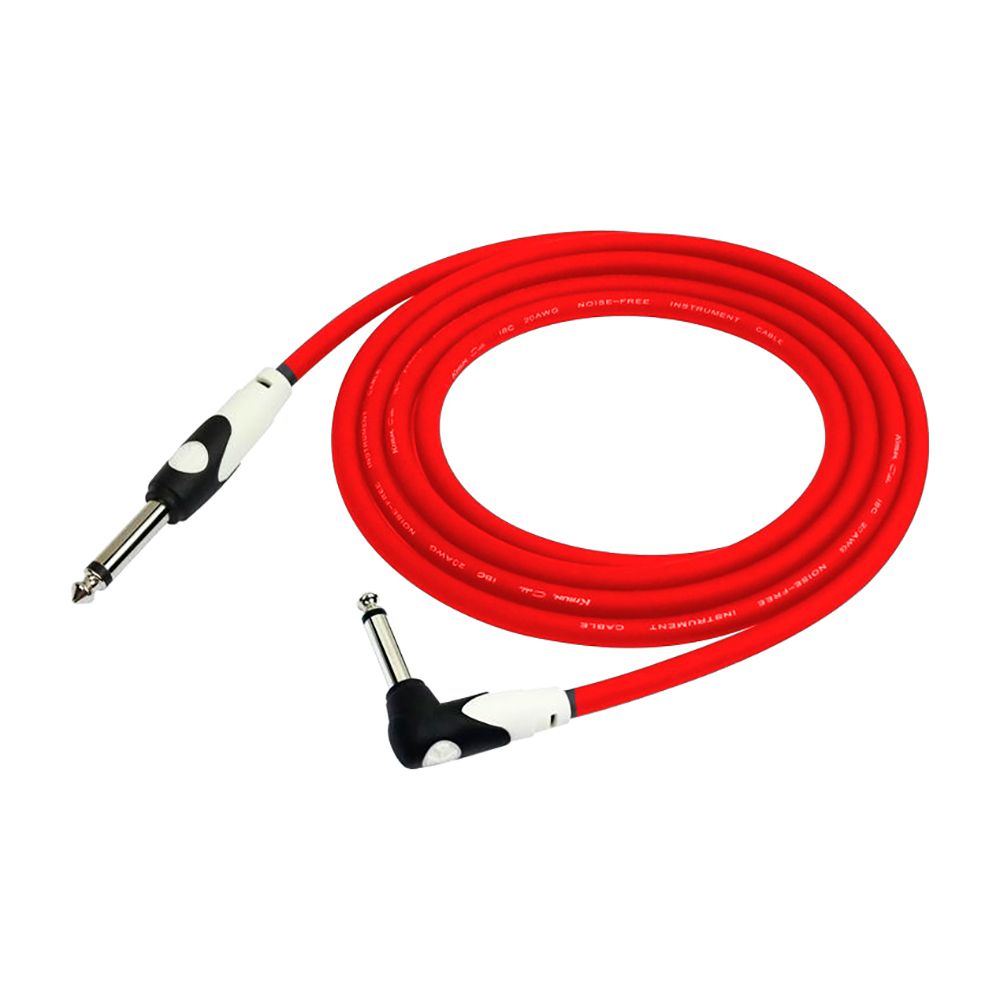 Cable para instrumentos, 6 mts, color rojo