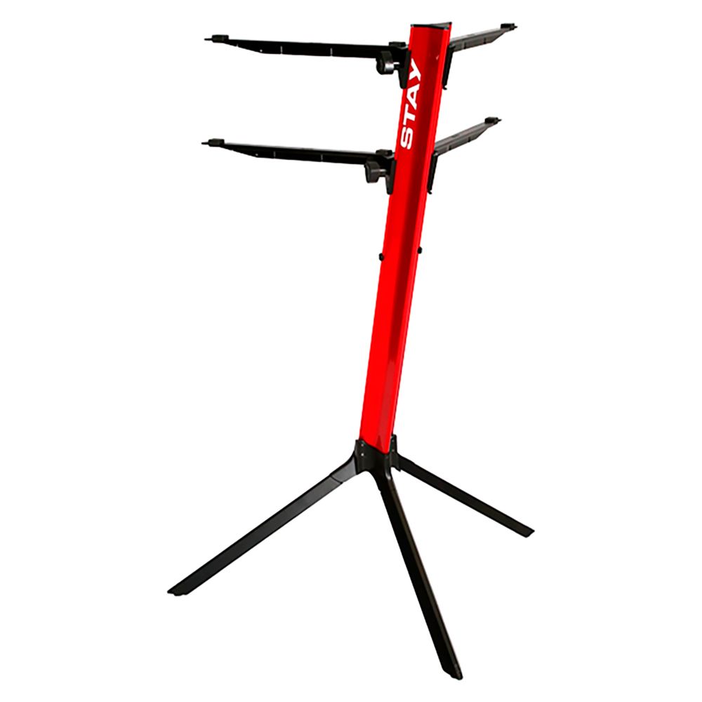 Atril doble para teclado SLIM 1100/02, rojo