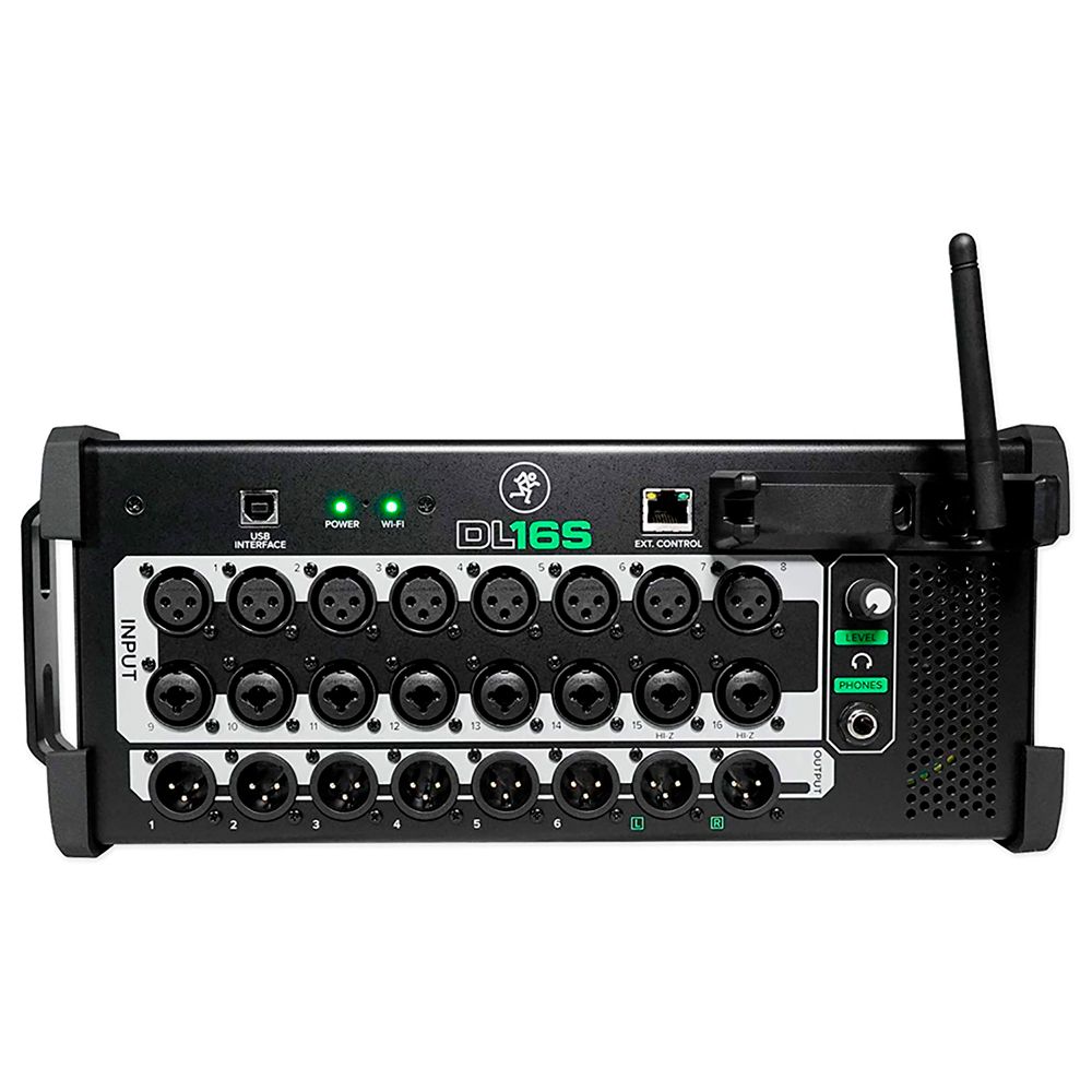 Mixer digital DL16S, 16 canales, interfaz USB, FX