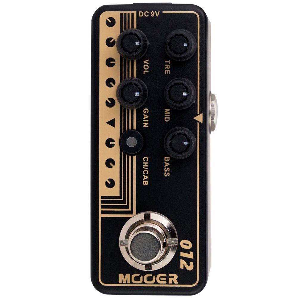Pedal para guitarra 012 US GOLD 100, preamp
