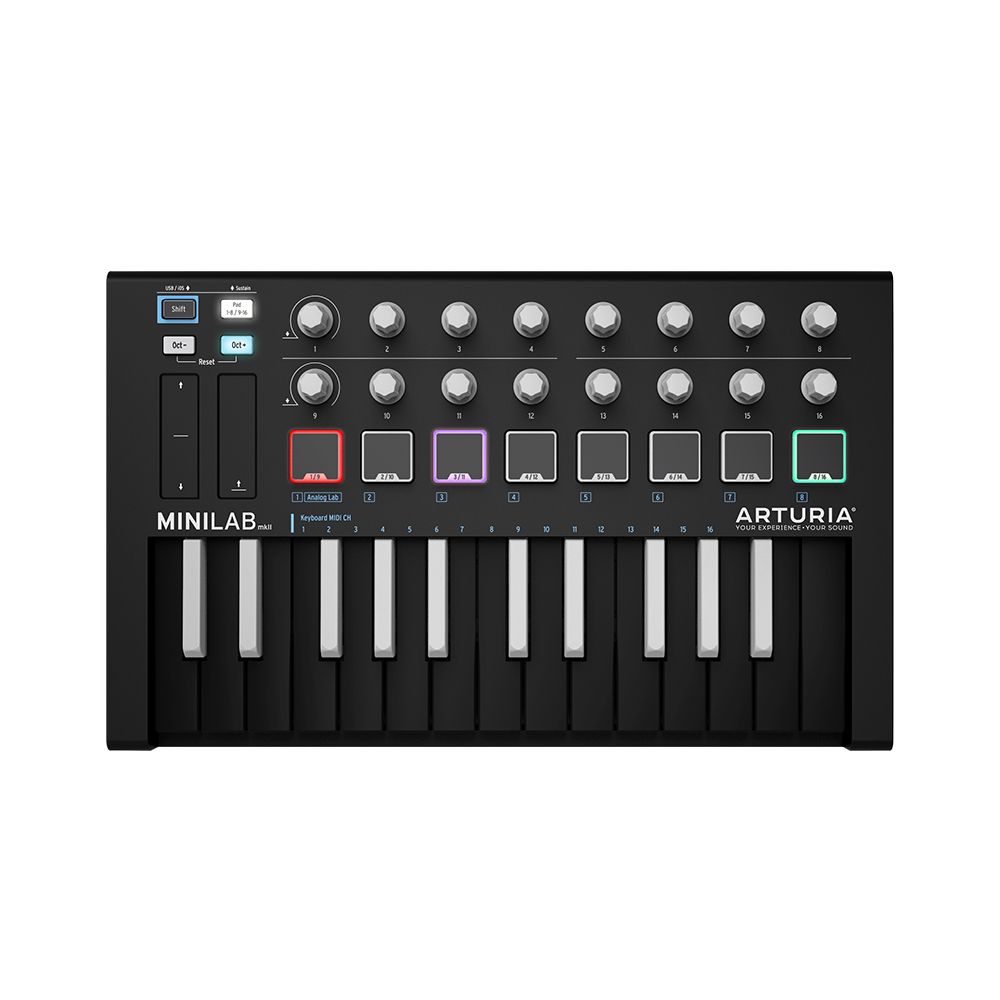 Controlador MIDI Minilab Inverted MkII , 25 teclas