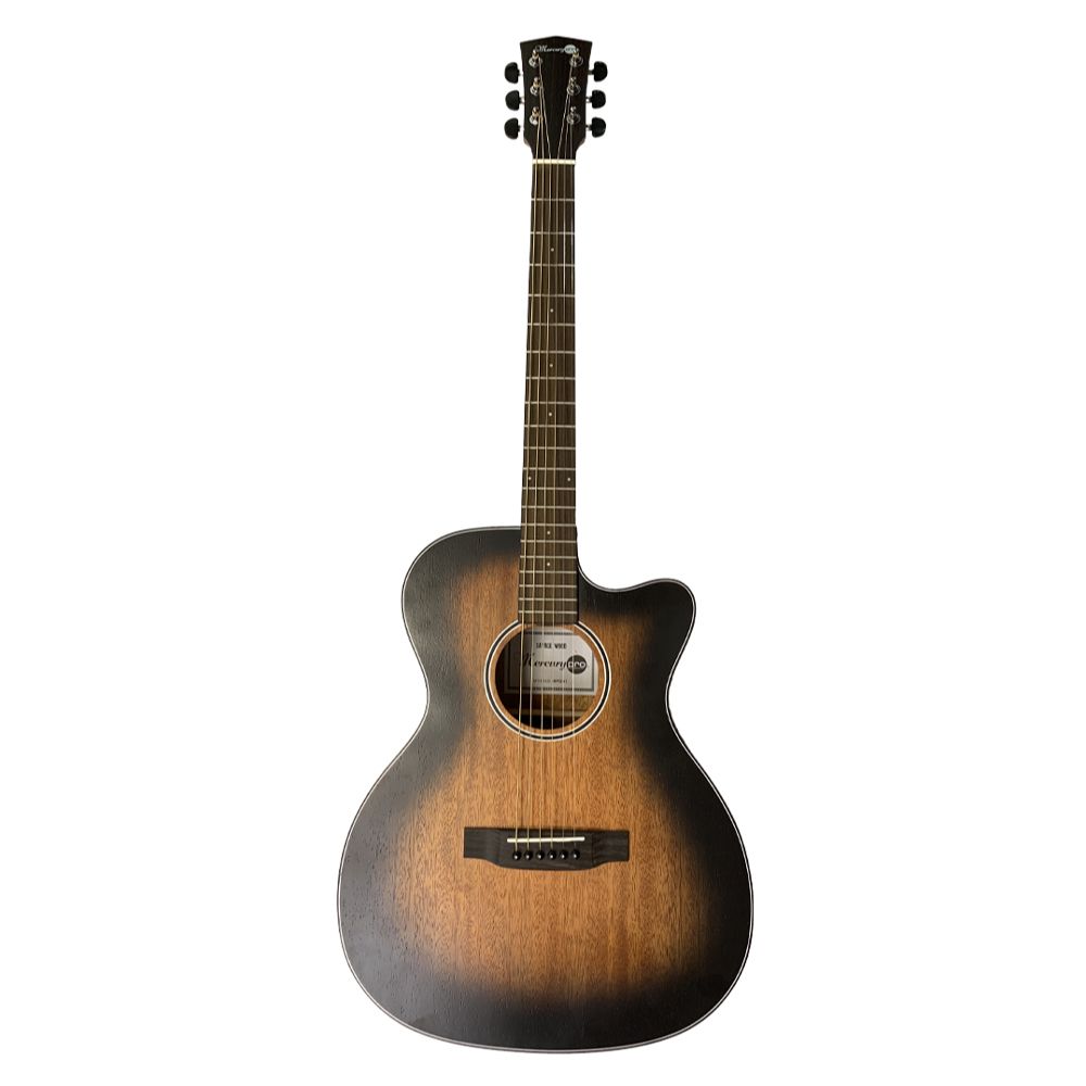 Guitarra Electroacústica MPG01 Tapa Sólida Caoba Tobacco