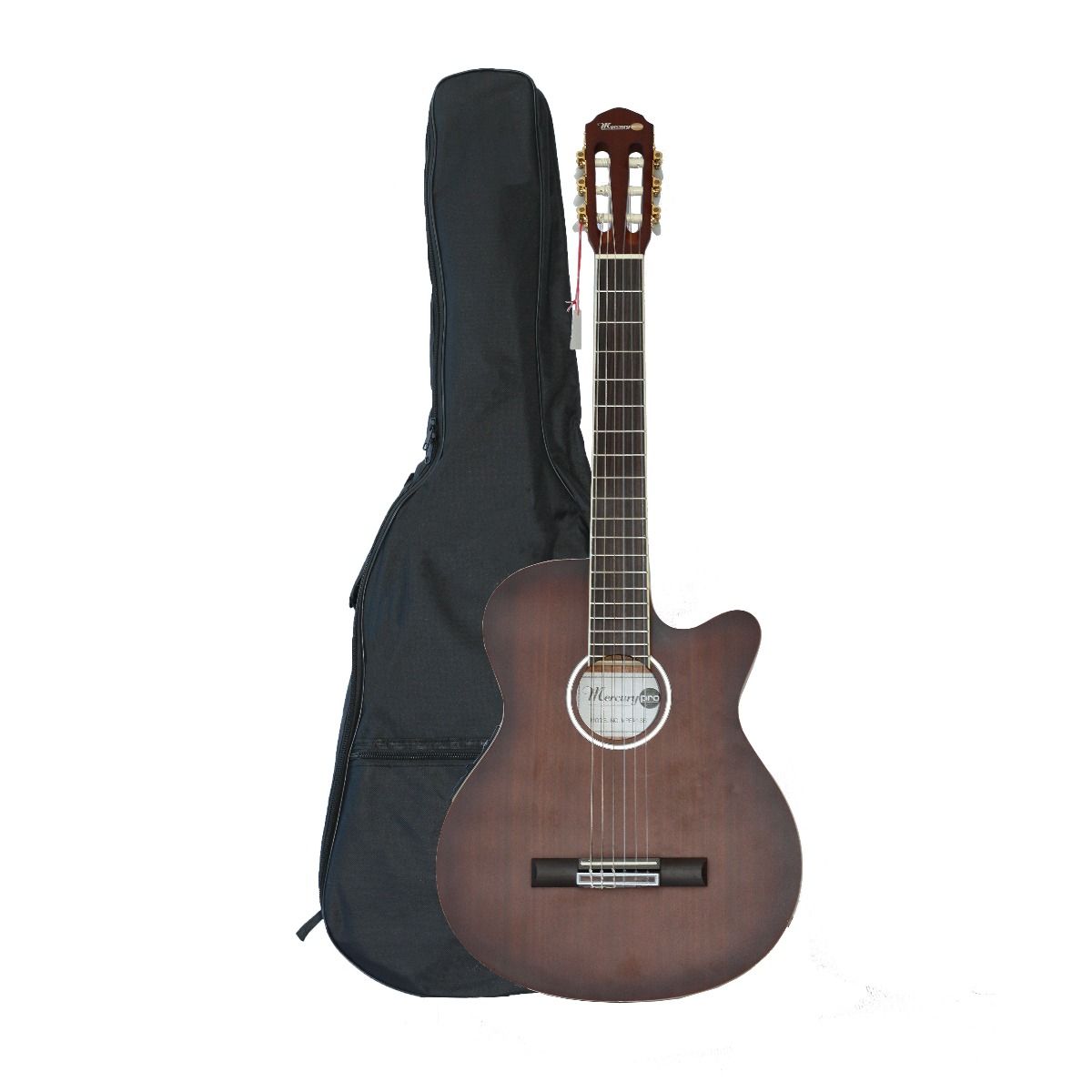 Guitarra electroacústica Mercury MPEA1-SB con cuerdas nylon
