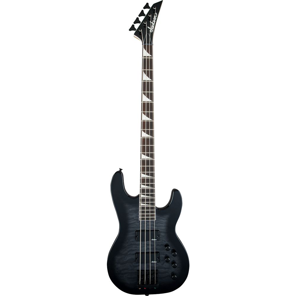 Bajo Eléctrico JS3Q Concert IV Transparent Black Jackson, Activo