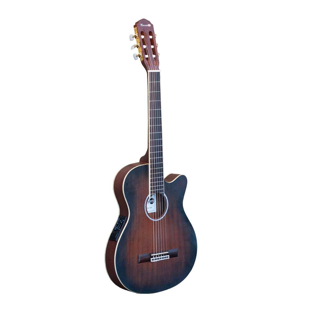 Guitarra electroacústica Mercury MPEA1-SAP con cuerdas nylon