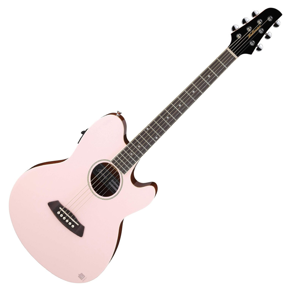 Guitarra electroacústica Ibanez TCY10E - color Pastel Pink