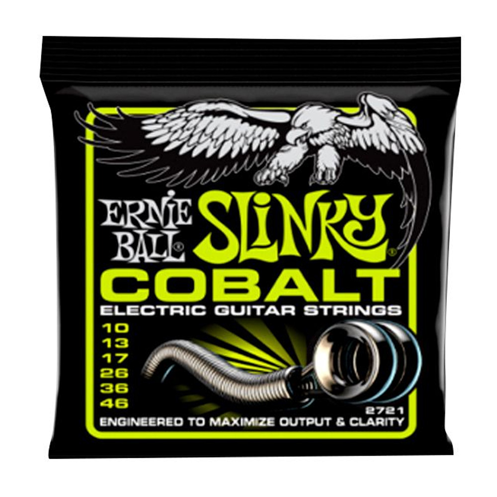 Cuerdas para guitarra eléctrica Regular Slinky Cobalt Ernie Ball, 10-52