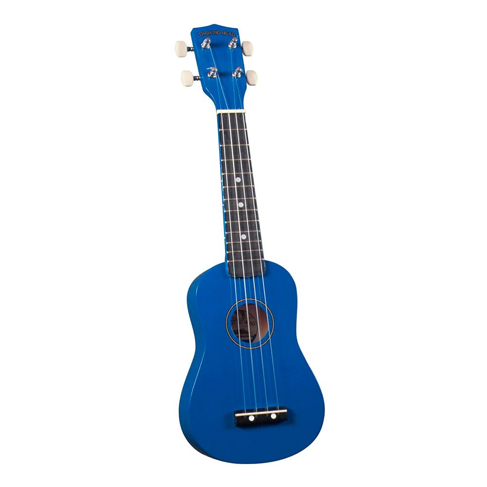 Ukelele soprano DU-107, serie Rainbow, color azul