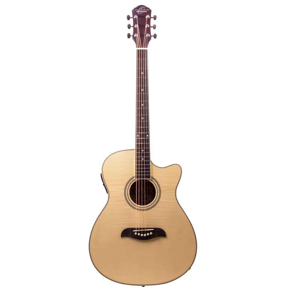 Guitarra electroacústica estilo auditorium serie OACE acabado Natural mate