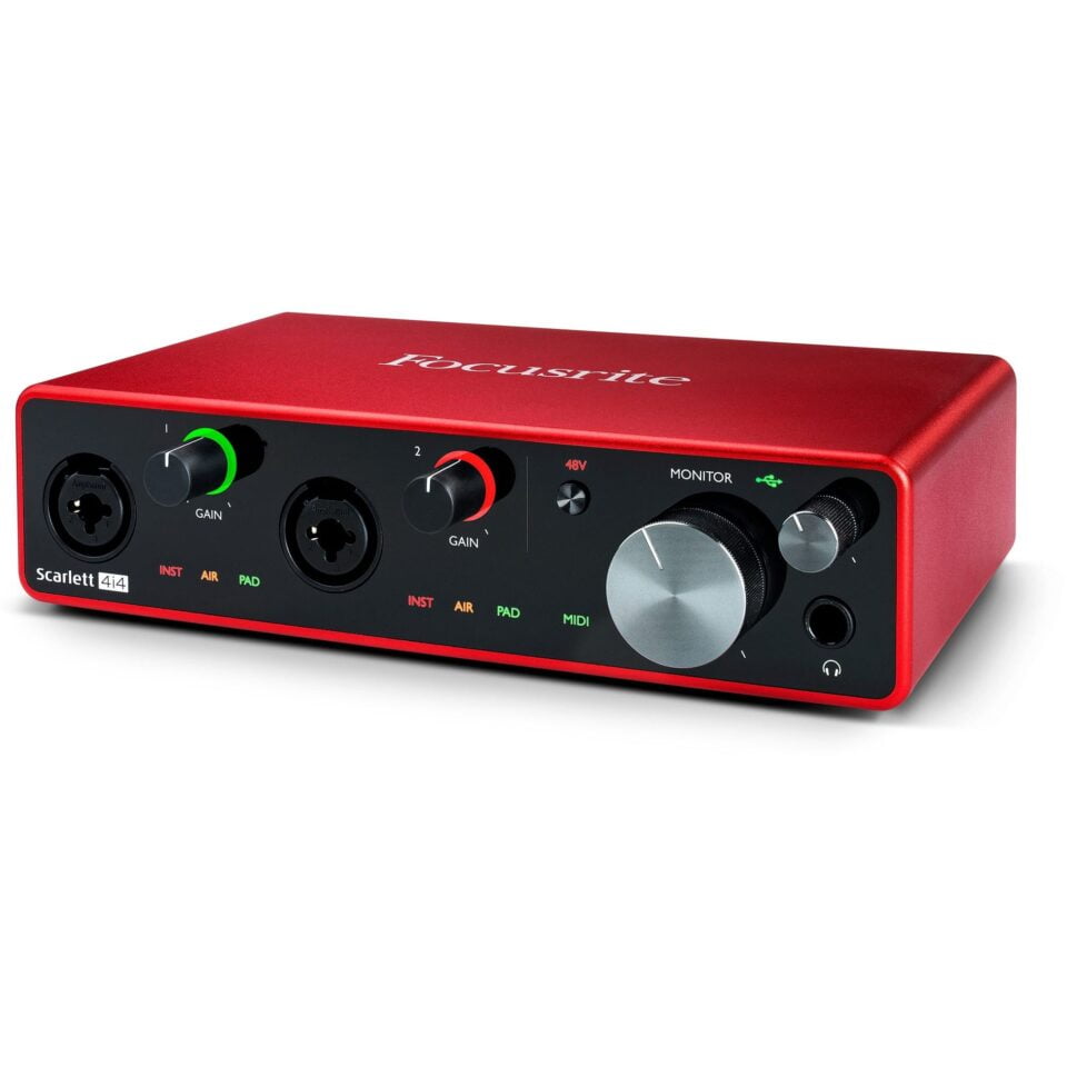 SCARLETT 4I4 (3ER GEN) RD INTERFAZ AUDIO FOCUSRITE
