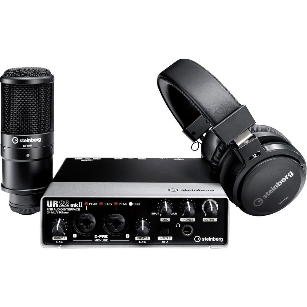 STEINBERG UR22MKII RECORDING PACK - PACK DE GRABACIÓN USB