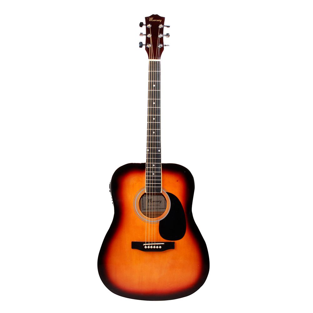 Guitarra electroacústica MSEA1, cuerdas de metal, color sunburst