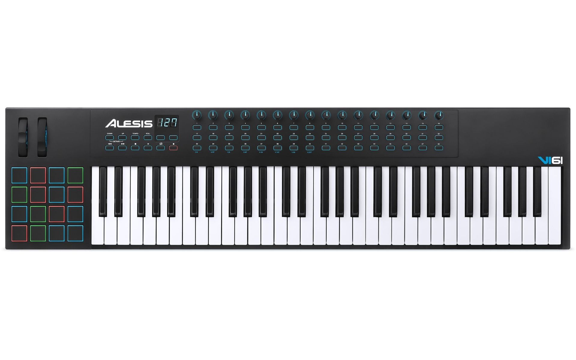 Teclado controlador VI61 USB-MIDI 49 teclas Alesis