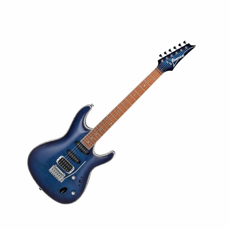 Guitarra eléctrica Ibanez SA360NQM color "Azul zafiro"