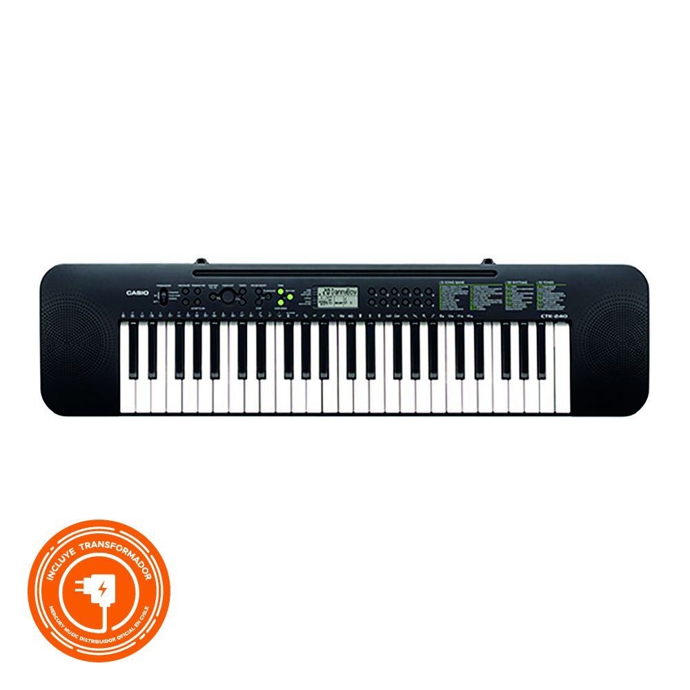 Teclado Personal Casio CTK-240H2, 49 teclas