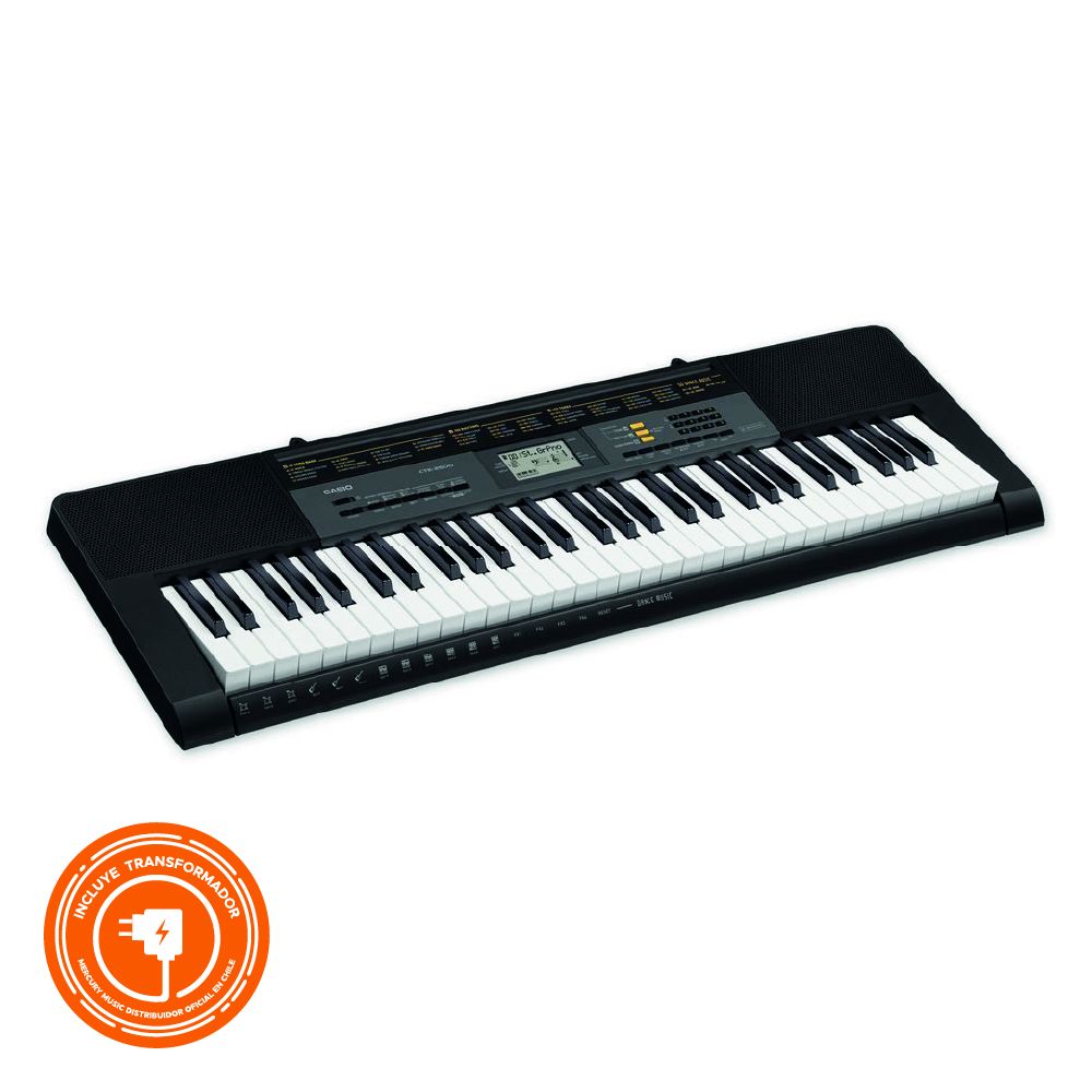 Teclado Personal Casio CTK-2500, 61 teclas
