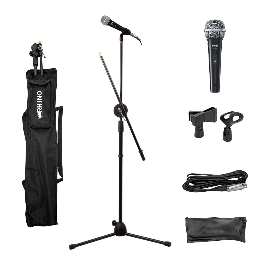 Pack de Micrófono y Atríl ET01 Shure/Rhino - Karaoke
