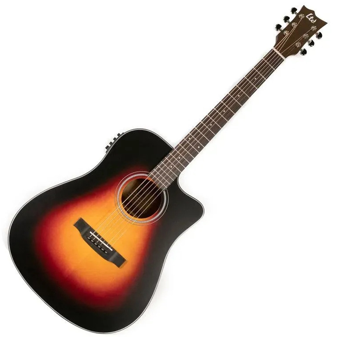 Guitarra eléctroacústica LTD LXAD100 - Tobacco Sunburst Satin