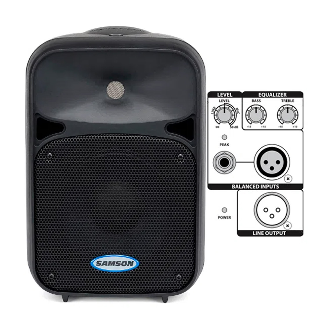 Caja acústica activa Samson AURO D208
