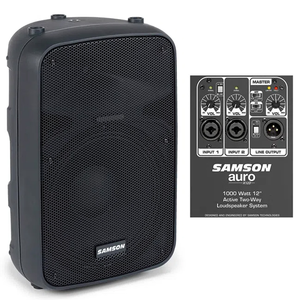 Caja acústica activa Samson AURO X12D - 12 pulgadas