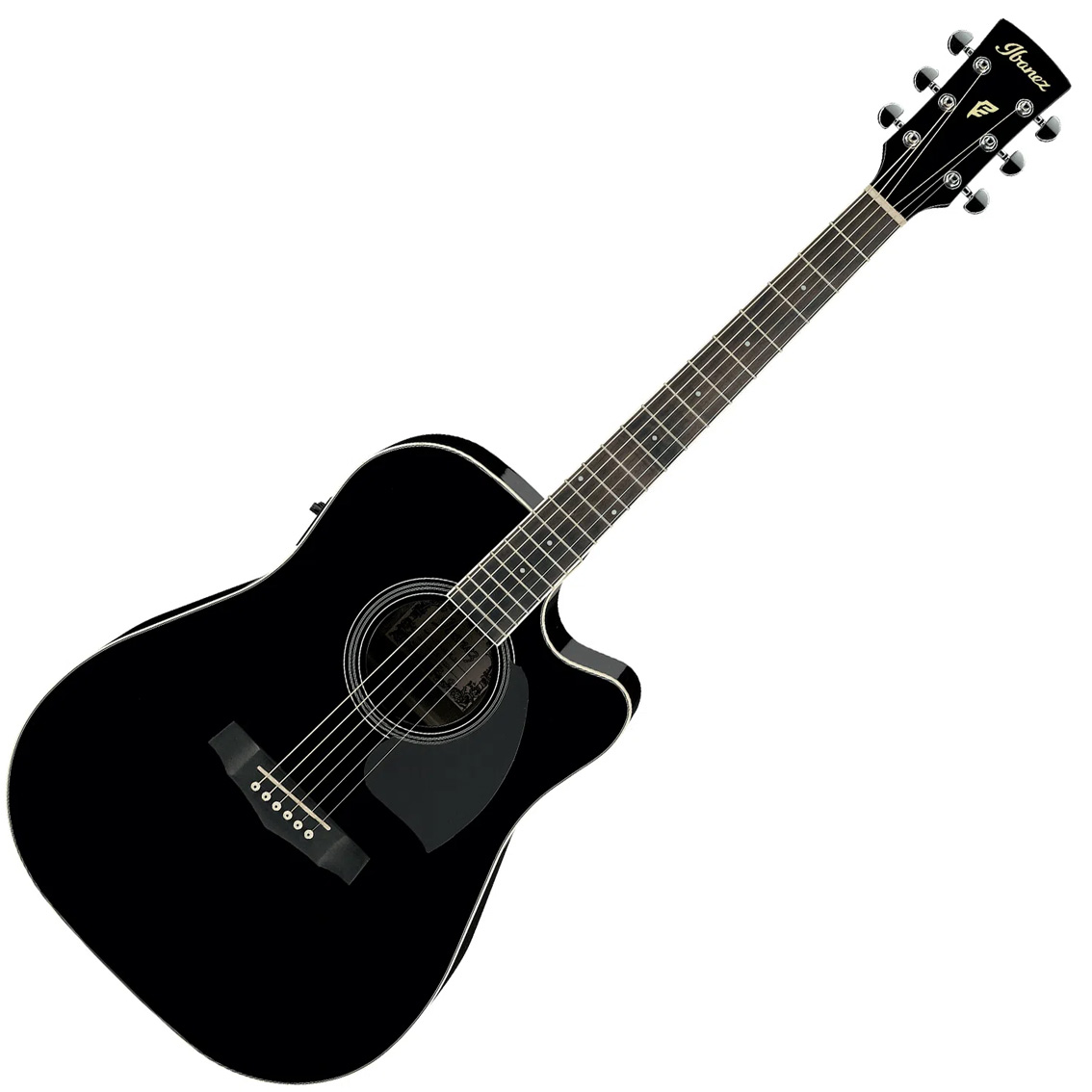 Guitarra eléctroacústica Ibanez PF15ECE - Black
